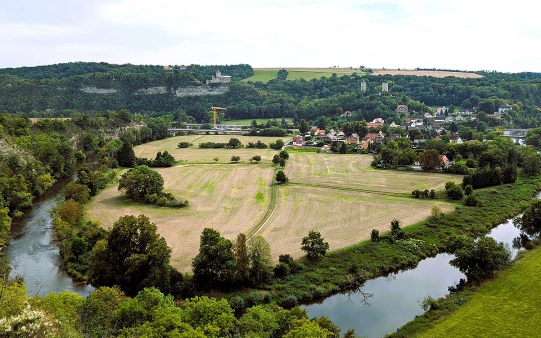 Ausblick auf Saale