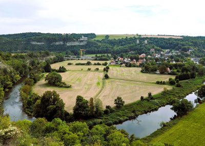 Ausblick auf Saale